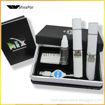 Green healthy double atomizer E cigarette mix